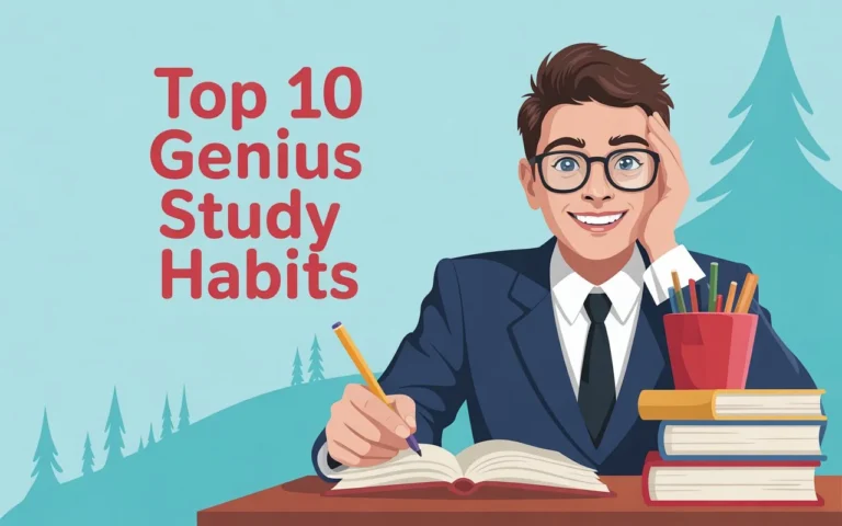 Top 10 Genius Study Habits: How to Study Like a Pro, Stay 100% Focused, and Become a Top 1% Student